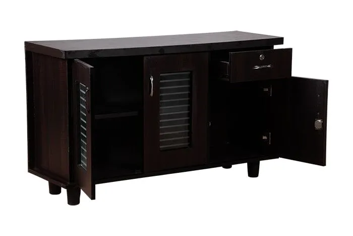 VIVDeal The Dark Window Stripes TV Unit